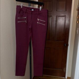 Paige Boudreaux Edgemont Extra Skinny Jeans with Zipper Accents Women’s Size 6
